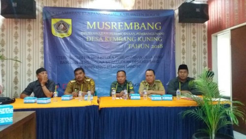 Musrenbang Desa Kembang Kuning