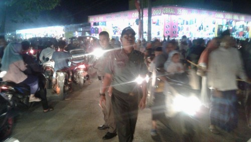 Giat pawai obor dalam rangka tahun baru Islam di Grand Kahuripan